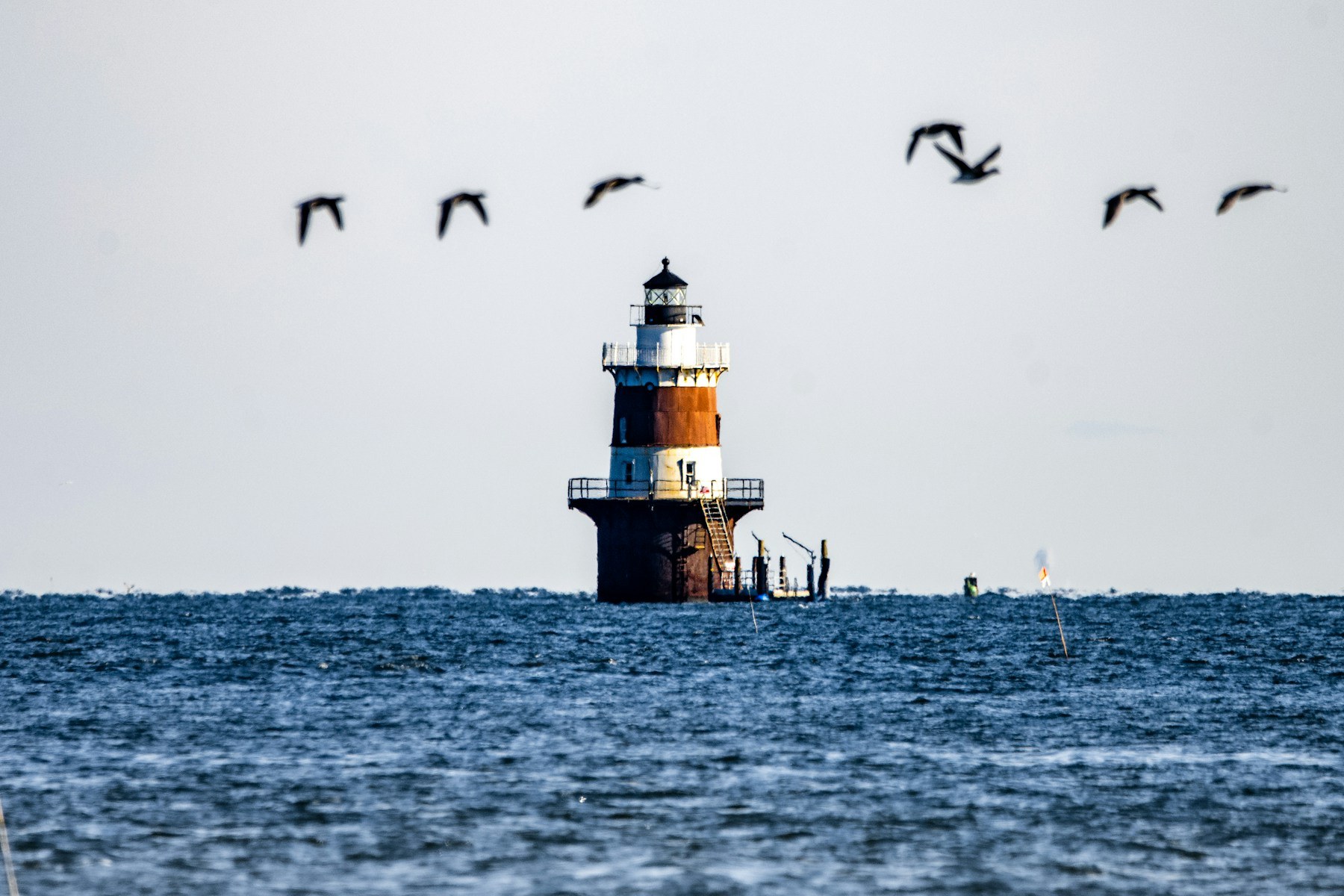 A lighthouse on the North East coast near Blyth, served by Refined Medical Aesthetics.